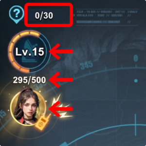 レーダー画面左上